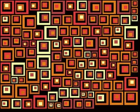 Bright filled squares background Stock Illustration