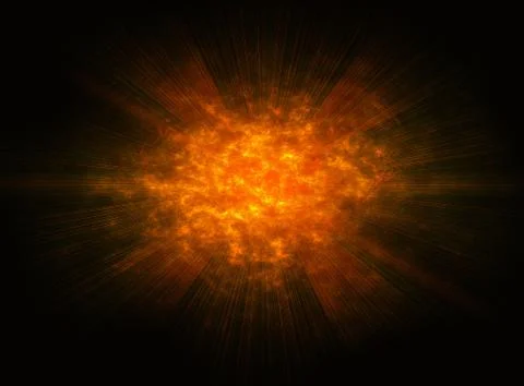 Bright fire burst explosion flash backgrounds Stock Illustration
