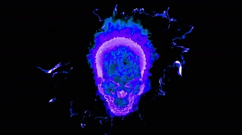 Bright Fire Skull Vidéo 68842593