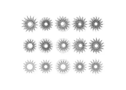 Bright firework, decoration twinkle, shiny flash. Glowing light effect star.  Stock Illustration