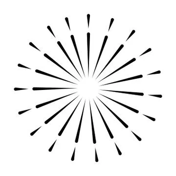 Bright fireworks cartoon Illustrazione stock