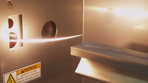 Bright Flame Appears from Hole and Burning Gas Stock Footage 88330099