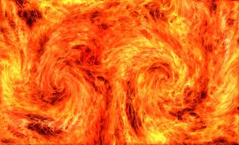 Bright flame of fire close-up Stock Photos