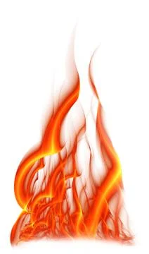 Bright flame Illustrazione stock