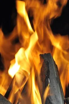 Bright flame Stock Photos