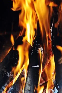 Bright flame Stock Photos