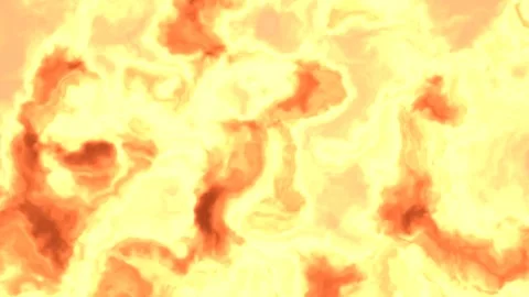 Bright flames and fire textures in orange and yellow colors Video stock 338300703