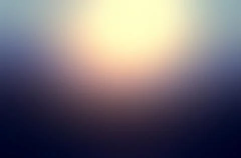 Bright flash light on dark blue night background. Defocus pattern. Stock Illustration
