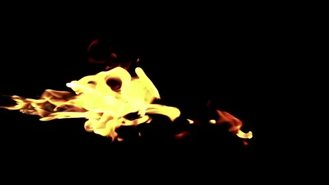 Bright Flashes of Flame 4K TZ Stock Footage 311992373