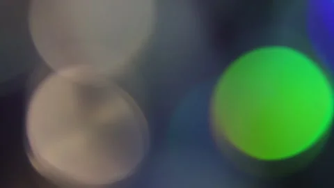  Bright flashing colored soft blurred lights effect 動画素材 309480118