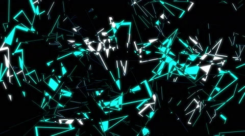 Bright Flashing Debris Stock Footage 61460165