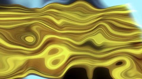 Bright flashing pattern of liquid lines on background of moving glow. Motion Stock Illustration