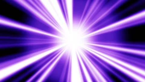Bright flickering rays of a purple energy source on a black screen. Stock Footage 248991060