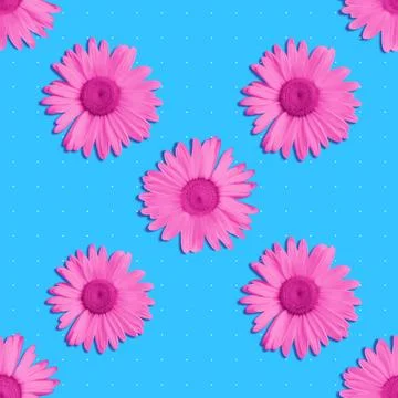 Bright floral seamless pattern. Stock Illustration