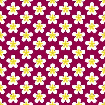 Bright floral seamless pattern vector Stock Illustration