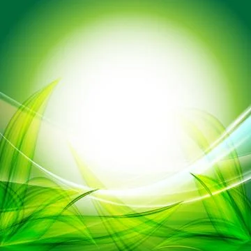 Bright floral vector background Stock Illustration