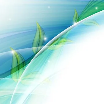 Bright floral vector background Stock Illustration