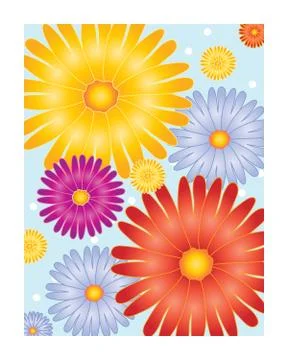 Bright flower design Stock Illustration