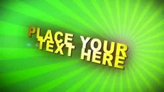 Bright Fly in Titles Stock After Effects