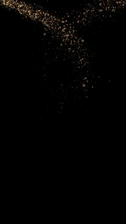 Bright flying sparks of particles, spinning in a circle, follow the flashing Stock Footage 333893388