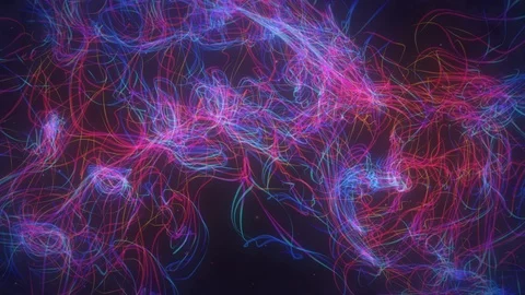 Bright footage with colored light trails Stock Footage 116716704