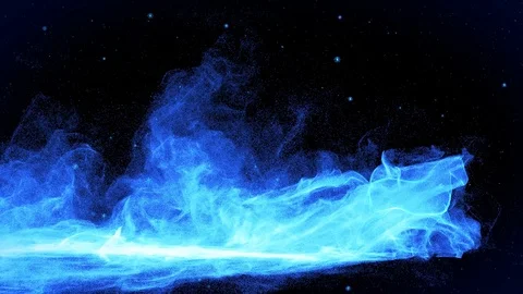 Bright footage with moving blue ice horse Stock Footage 126971673