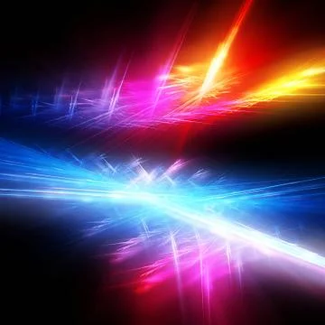Bright fractal background Stock Illustration