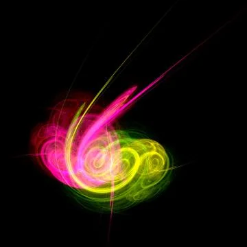 Bright fractal Stock Illustration