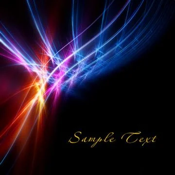 Bright fractal Stock Illustration