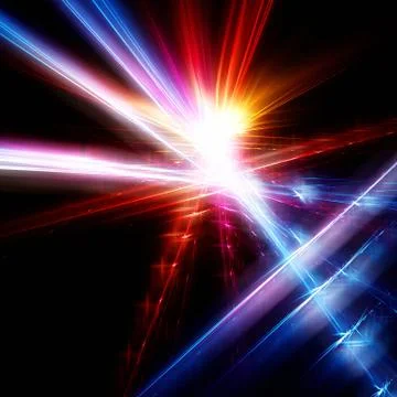 Bright fractal Illustrazione stock