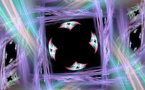 Bright frame for photo Stock Illustration