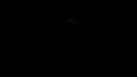 Bright full moon appears from behind clouds Video stock 18195798