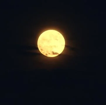 Bright full moon Stock Photos