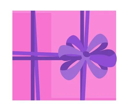Bright fun holiday gift boxes. Element for cards for birthday. Stock Illustration