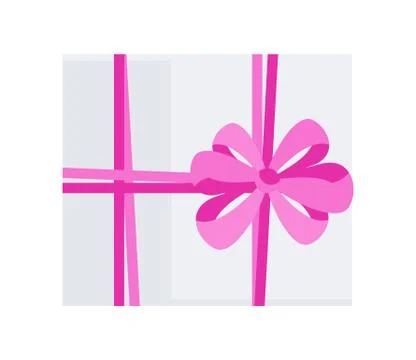 Bright fun holiday gift boxes. Element for cards for birthday. Stock Illustration