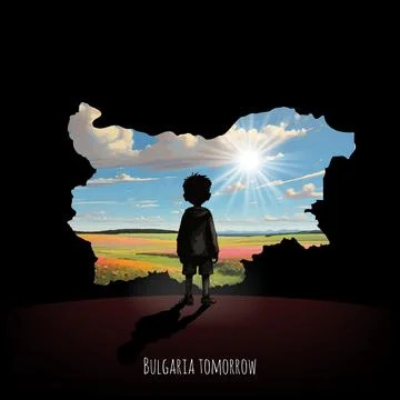 Bright future of Bulgaria Stock Illustration