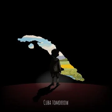 Bright future of Cuba Stock Illustration