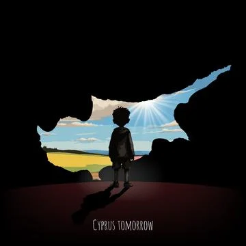 Bright future of Cyprus Stock Illustration