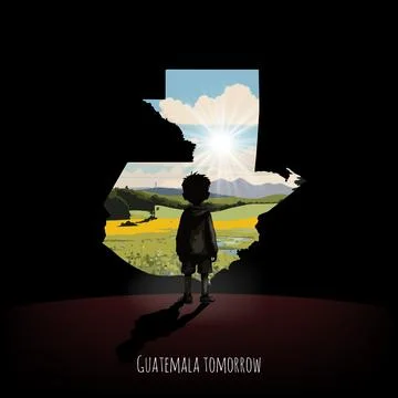 Bright future of Guatemala. Stock Illustration