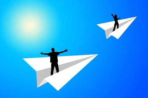 Bright future Stock-Illustration