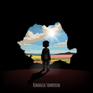 Bright future of Romani Stock Illustration