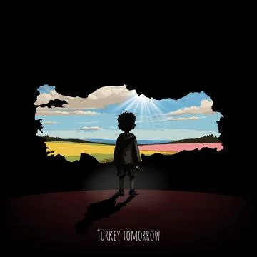 Bright future of Turkey Stock Illustration