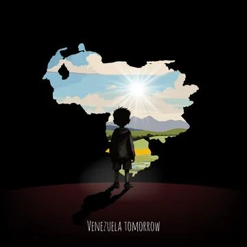 Bright future of Venezuela Stock Illustration