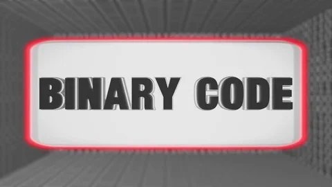 Bright futuristic Motherboard Binary Code Concept Loop 4K Stock Footage 83647976