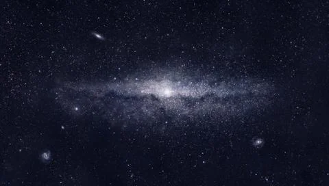 Bright galaxy Stock Photos