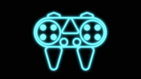 Bright gaming console Stock Footage 162836142