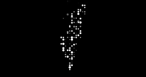 Bright Generative Grid Builds Israel Form Video stock 313807933