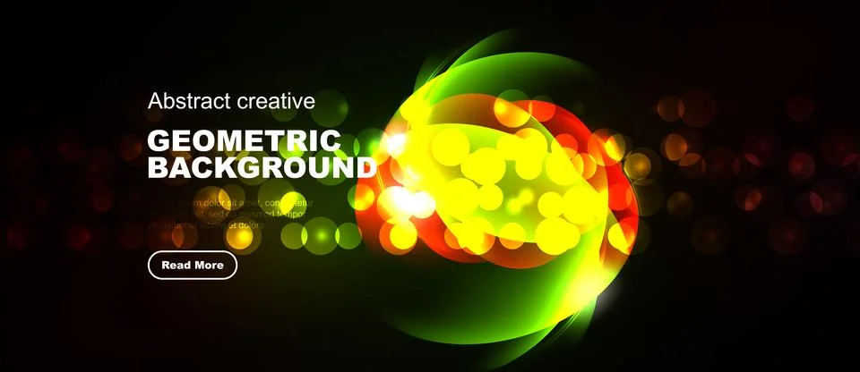 Bright geometric background features vibrant yellow, green hues. Dynamic sw.. 스톡 일러스트