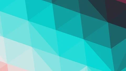 Bright geometric pattern of overlapping triangles in turquoise teal and pink  Иллюстрация