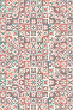 Bright geometric seamless pattern with diamonds and stripes Stock Illustration